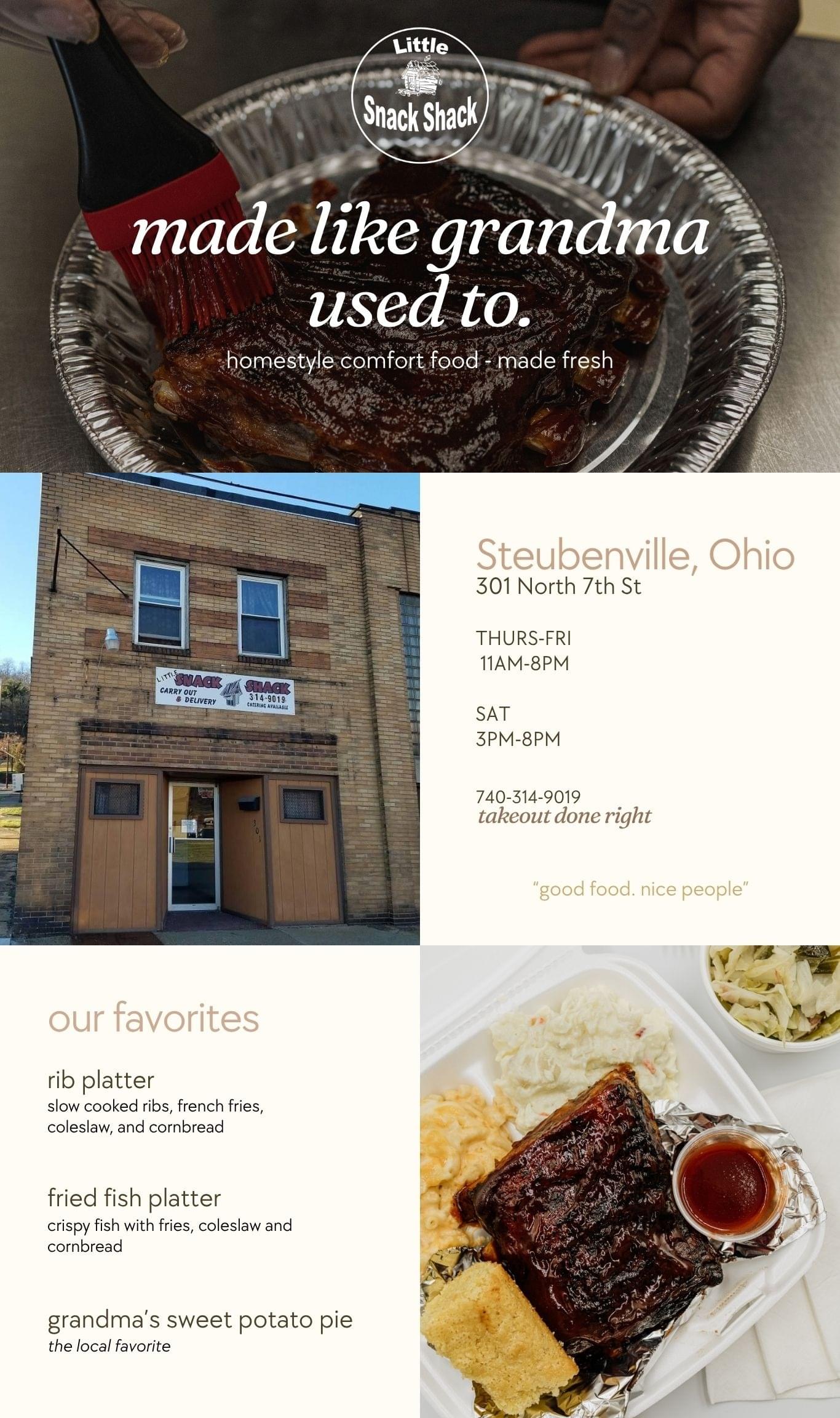 Steubenville Soul food takeout